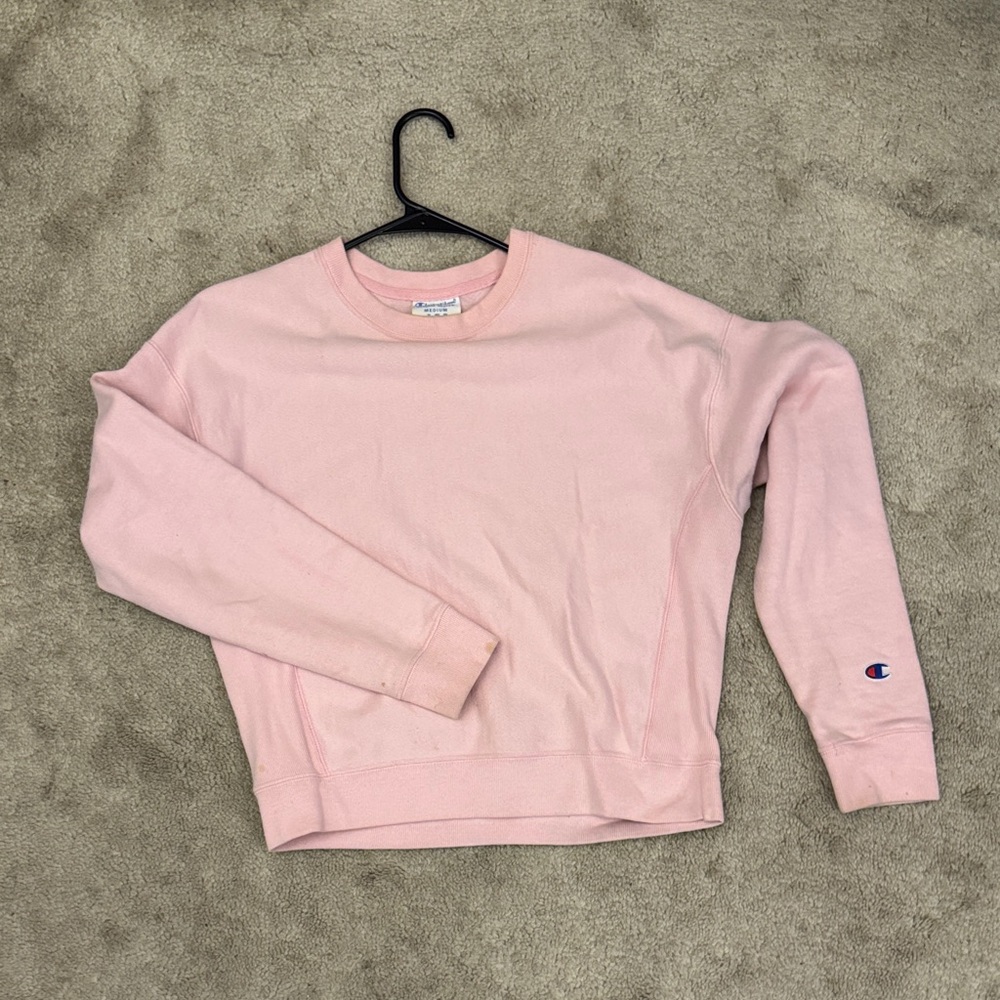 Champion Blush Pink Reverse Weave Sweatshirt